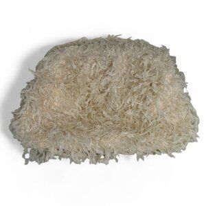 Maeve - The Frankie Clutch: Feather Confetti Edition - Beige NWOT